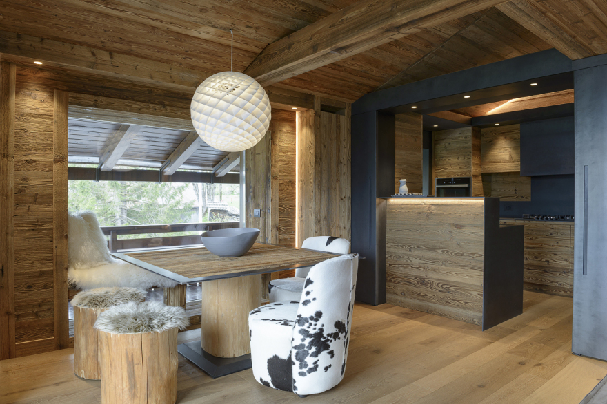 木质全景惊艳的山间度假屋-3