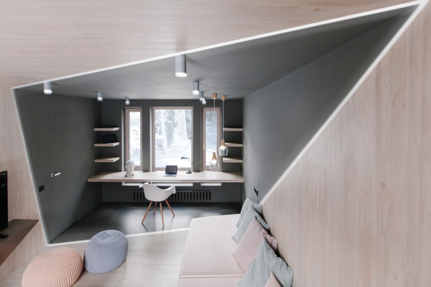 迷你空间大变奏 | 20 平米客厅的巧妙分区设计-11