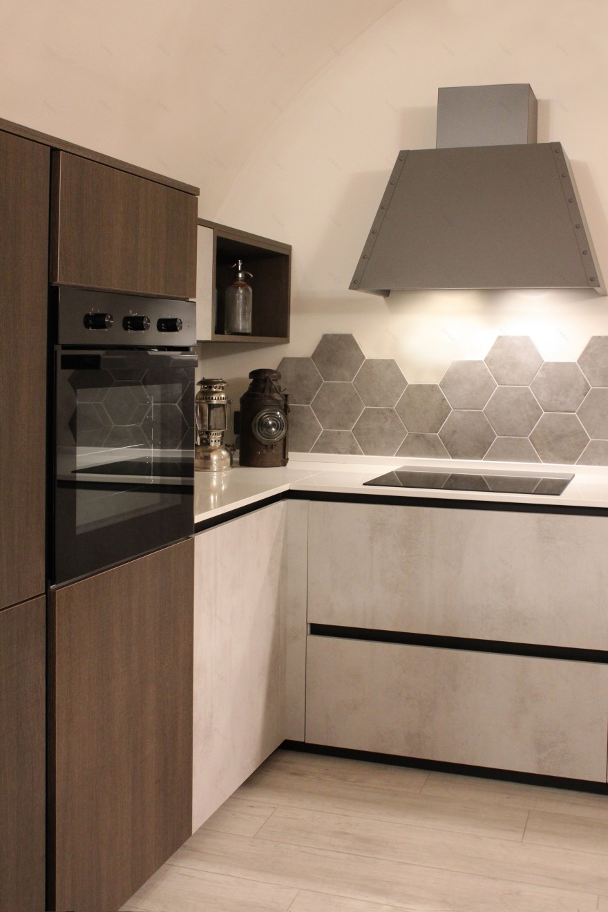 乡村工业风别墅厨房设计-0