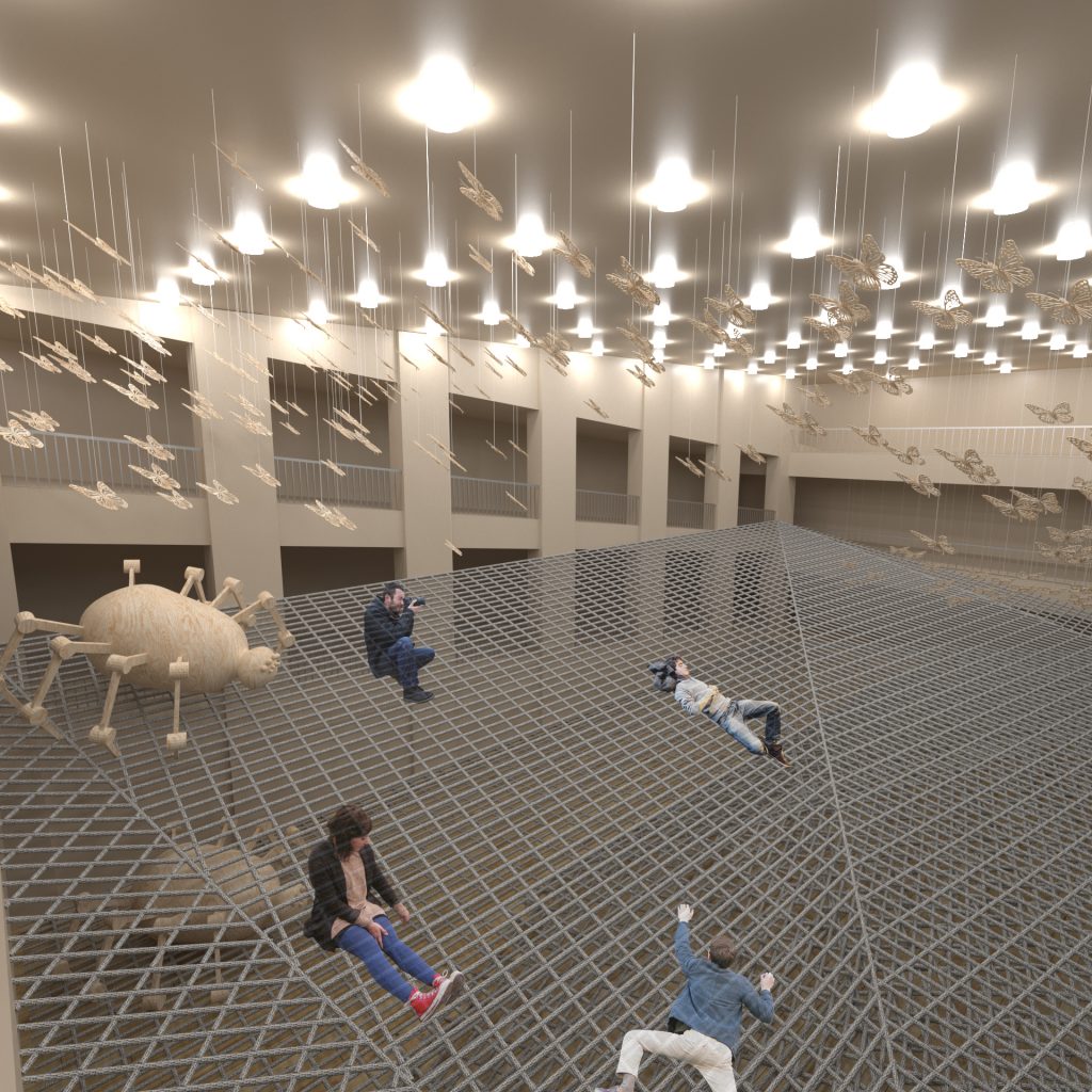 长沙 J57 摩天大楼中庭设计-15