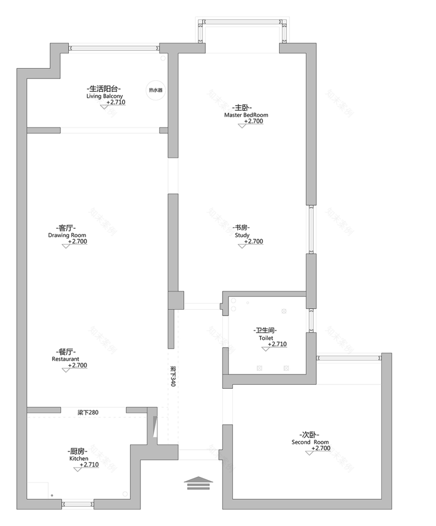 淄博名士豪庭现代北欧风住宅设计-13