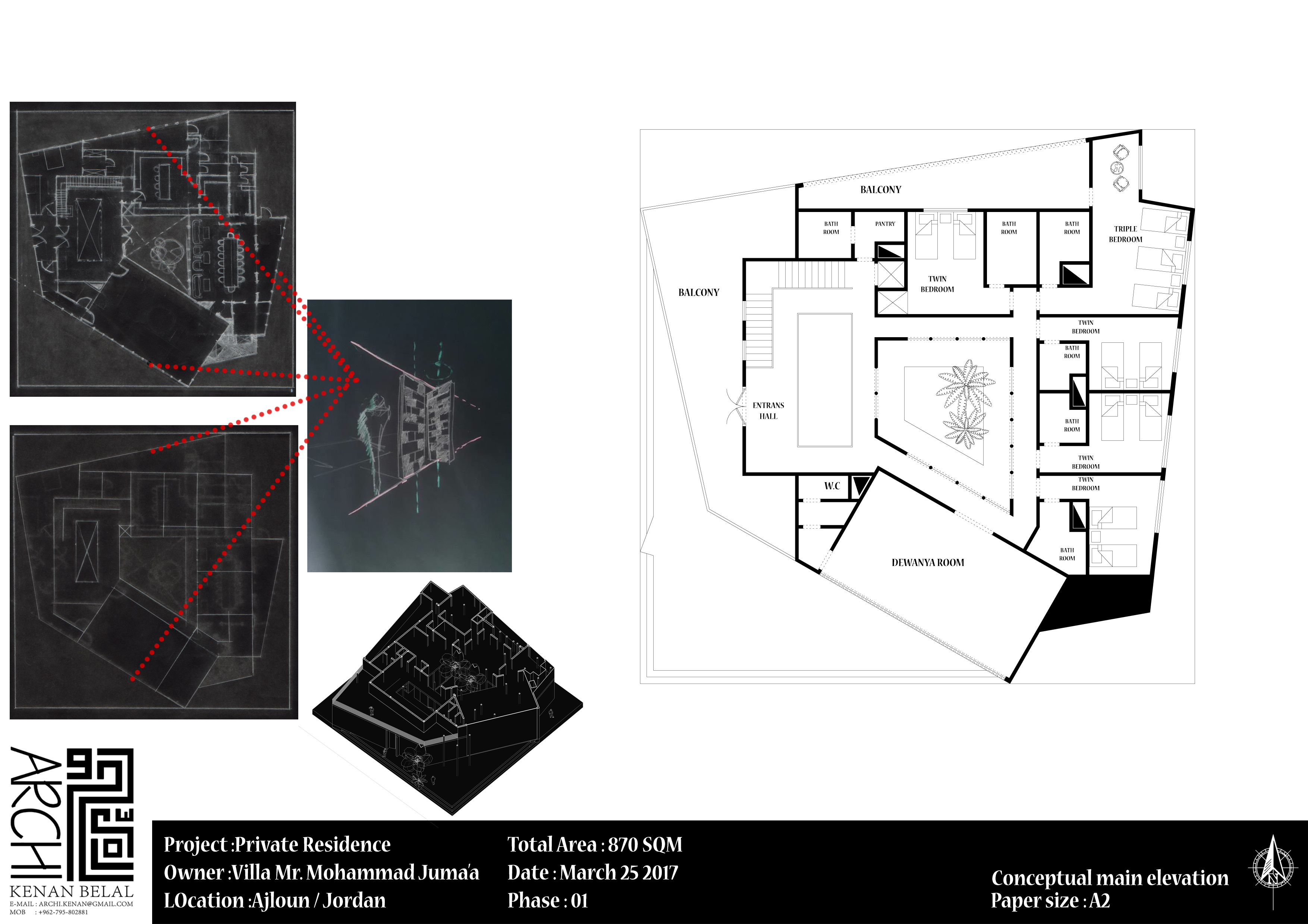 Kenan Belal丨别墅建筑丨Mr. Jum'aa Villa-11