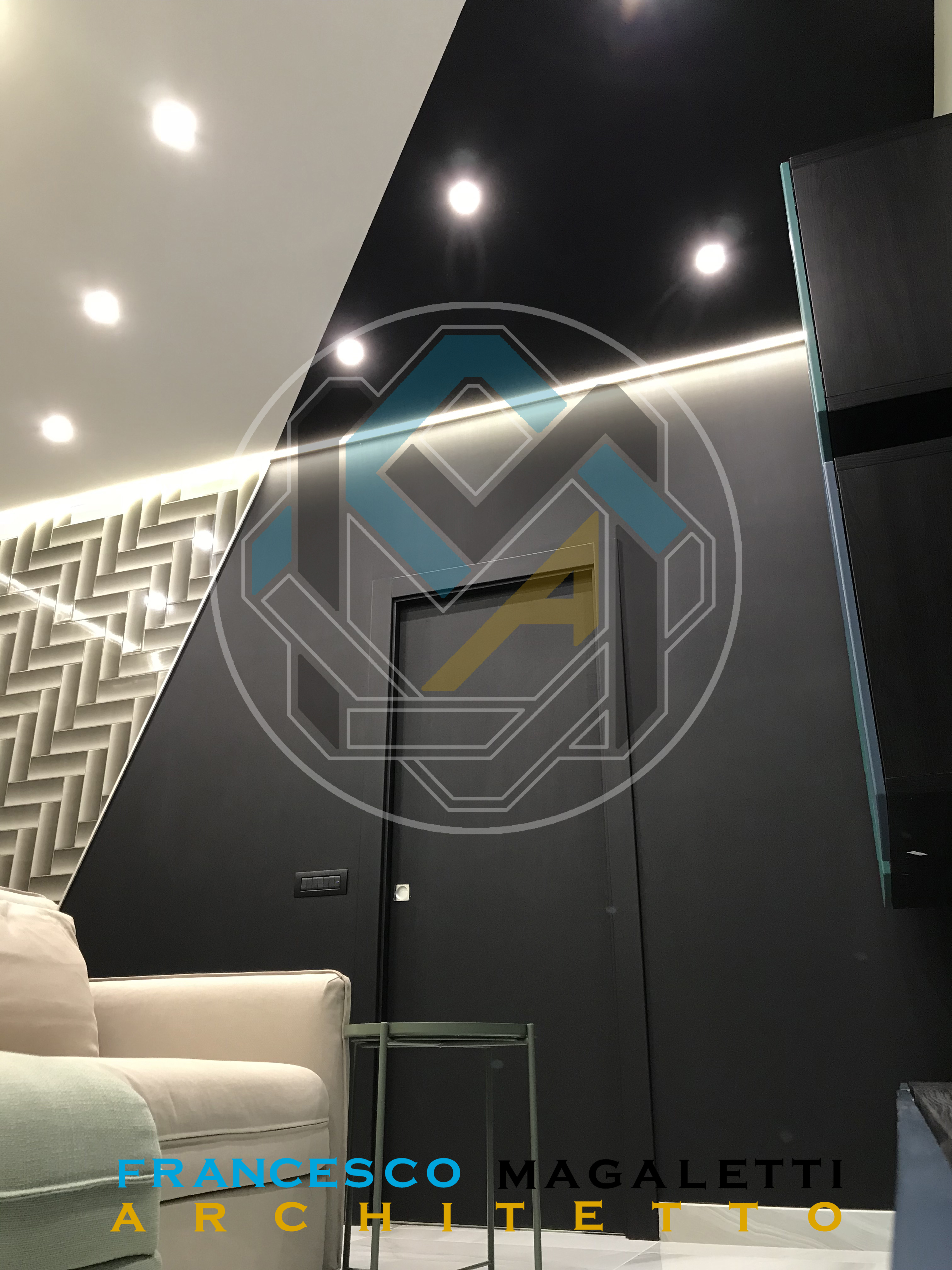 绿蓝黑三色协奏，音乐家公寓变身记-6