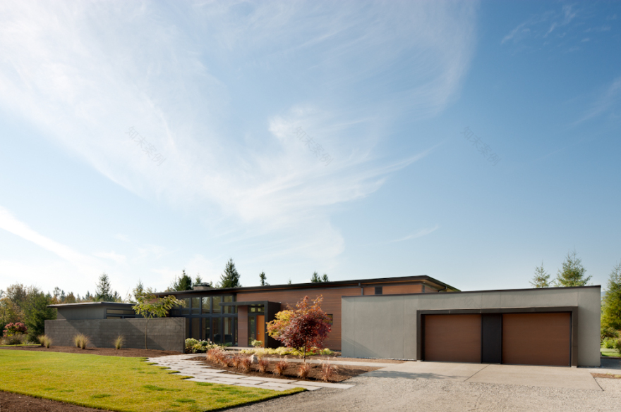 预算精明的现代乡村别墅设计-1