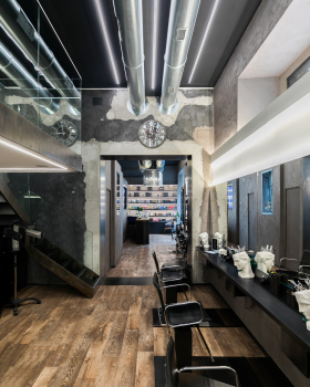 理发店，ELIA PIATTO_SALONE A TORINO丨Aurora Cobianchi设计