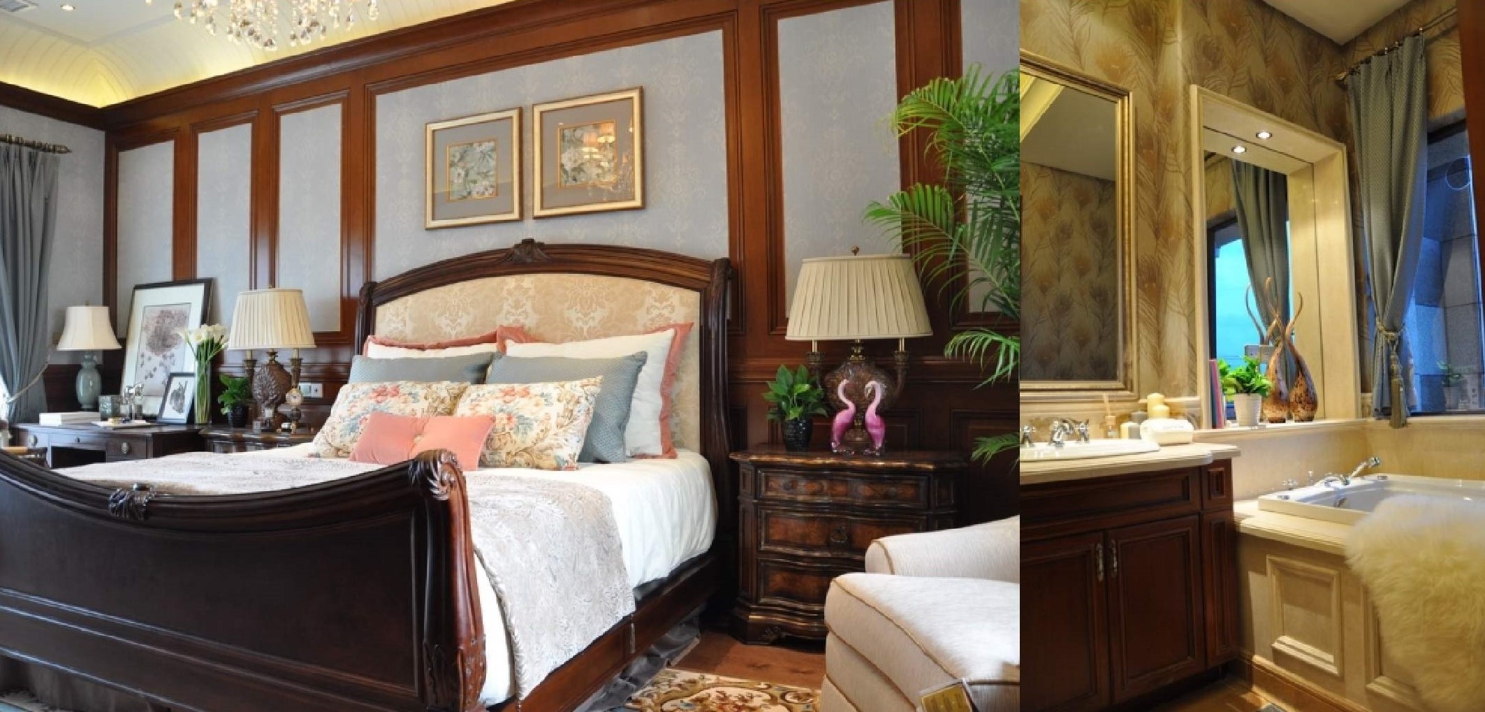 广西荣和公园墅边套 | 现代奢华样板间-11