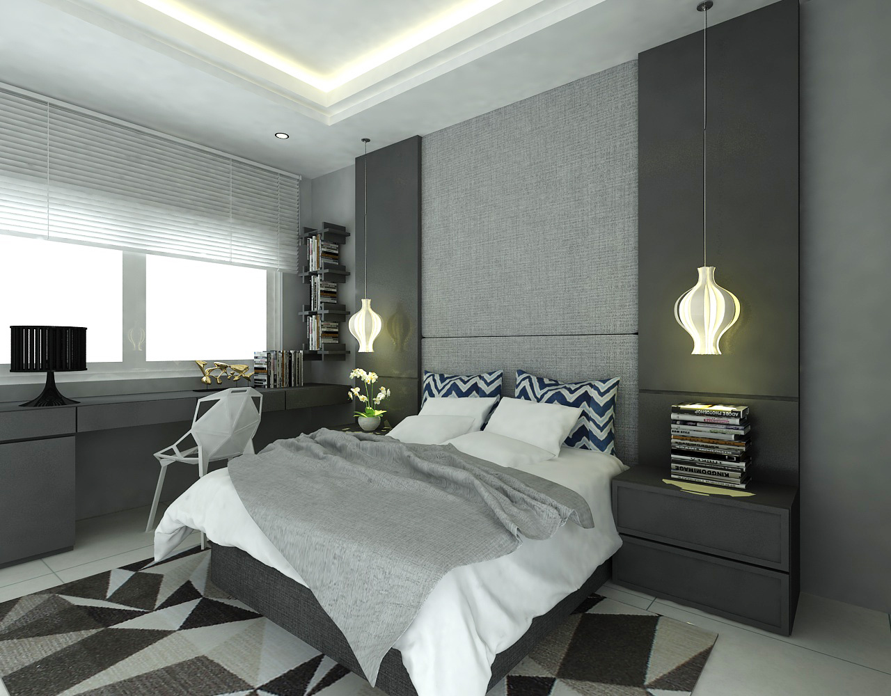 现代摩登公寓,一家五口的温馨家园-19