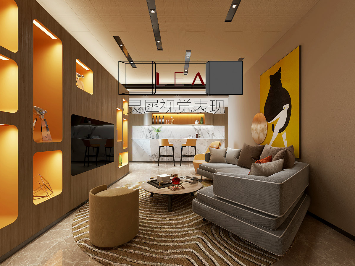 一个样板间的效果图表现-11