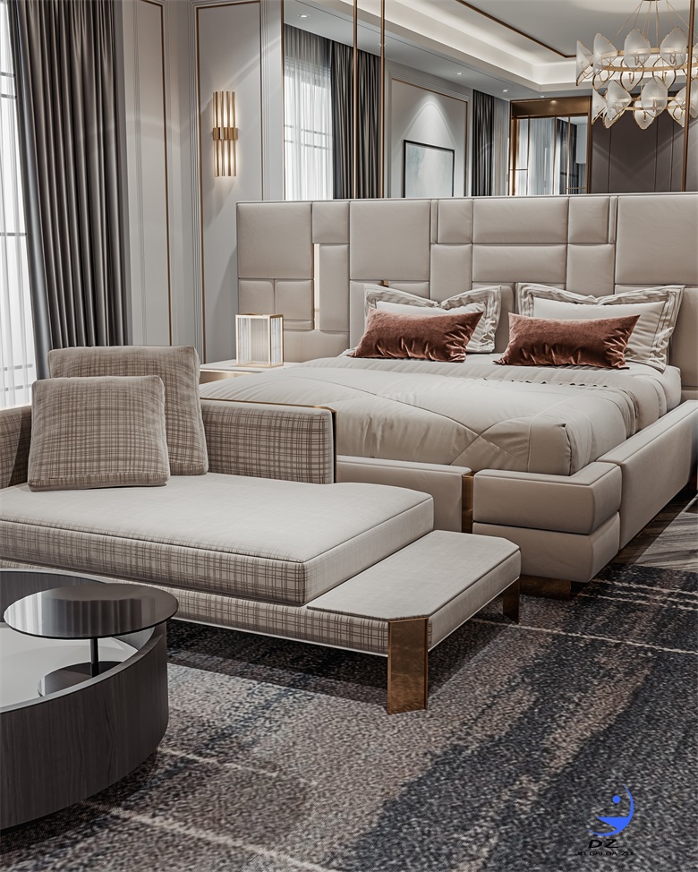 现代室内客餐厅卧室效果图案例分享-0