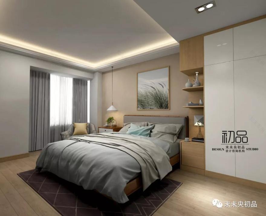 香榭水都 102㎡书香世家设计-7