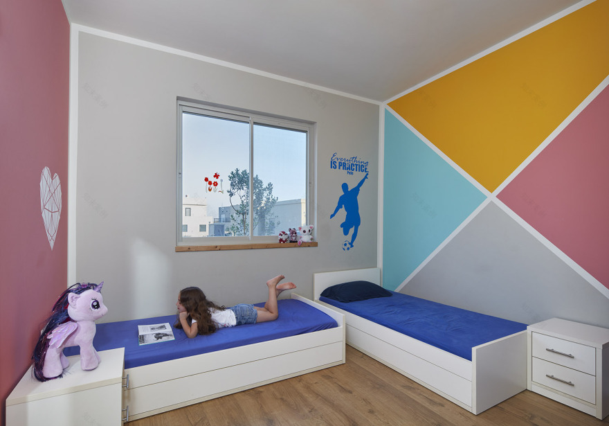 五彩斑斓的沙漠现代家园-8