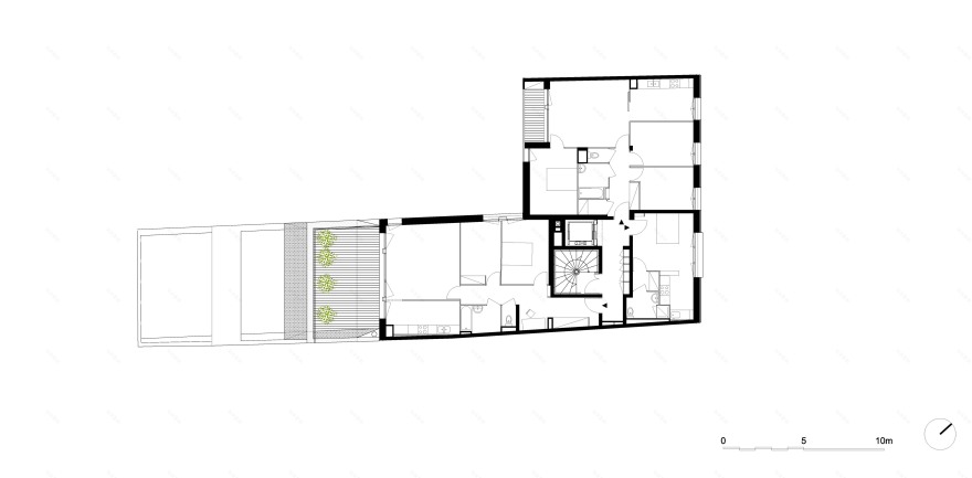 巴黎街头的绿色邻里 · Atelier Du Pont 公寓设计-15