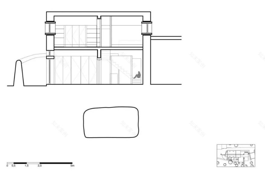 50㎡双层石头屋的宽敞空间魔法-7