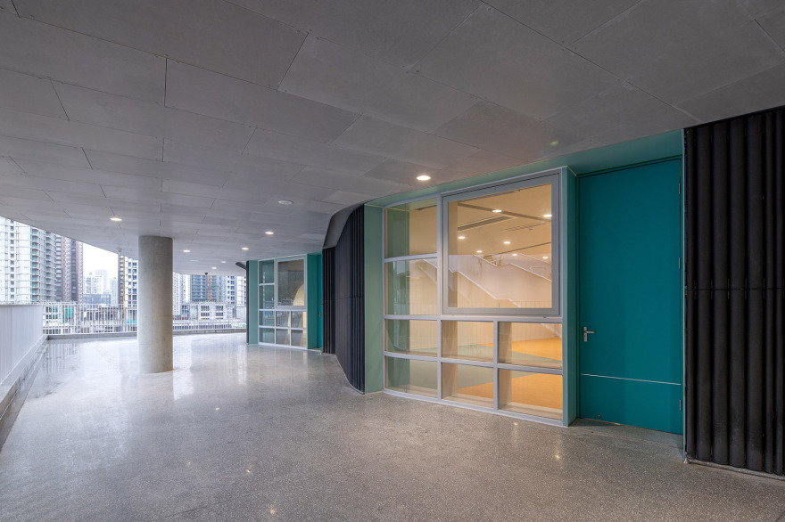 红岭实验小学 | 垂直校园,山谷庭院,儿童乐园-72