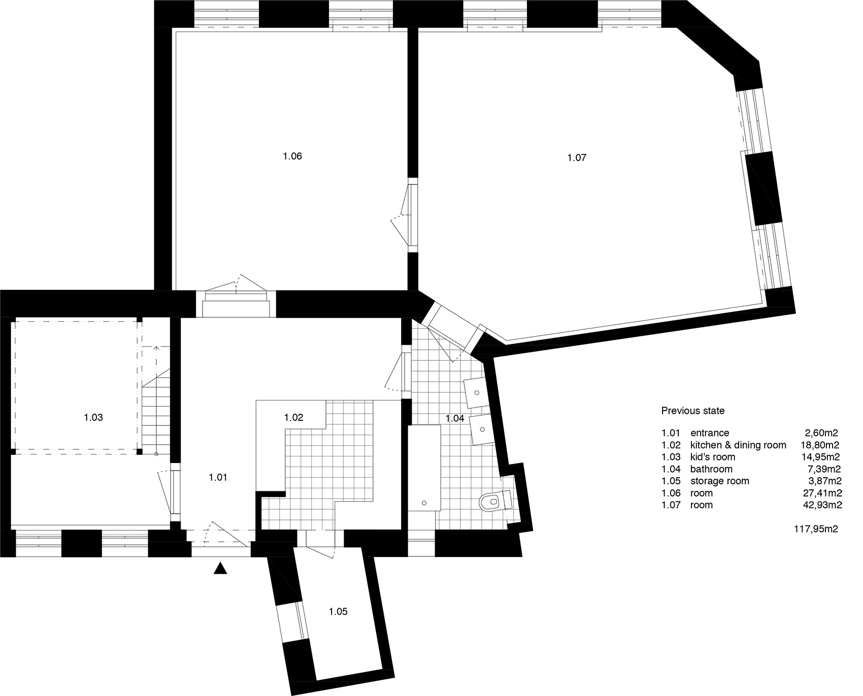 1903年公寓改造，斯洛伐克/一场简洁的、关于几何空间的体验-53