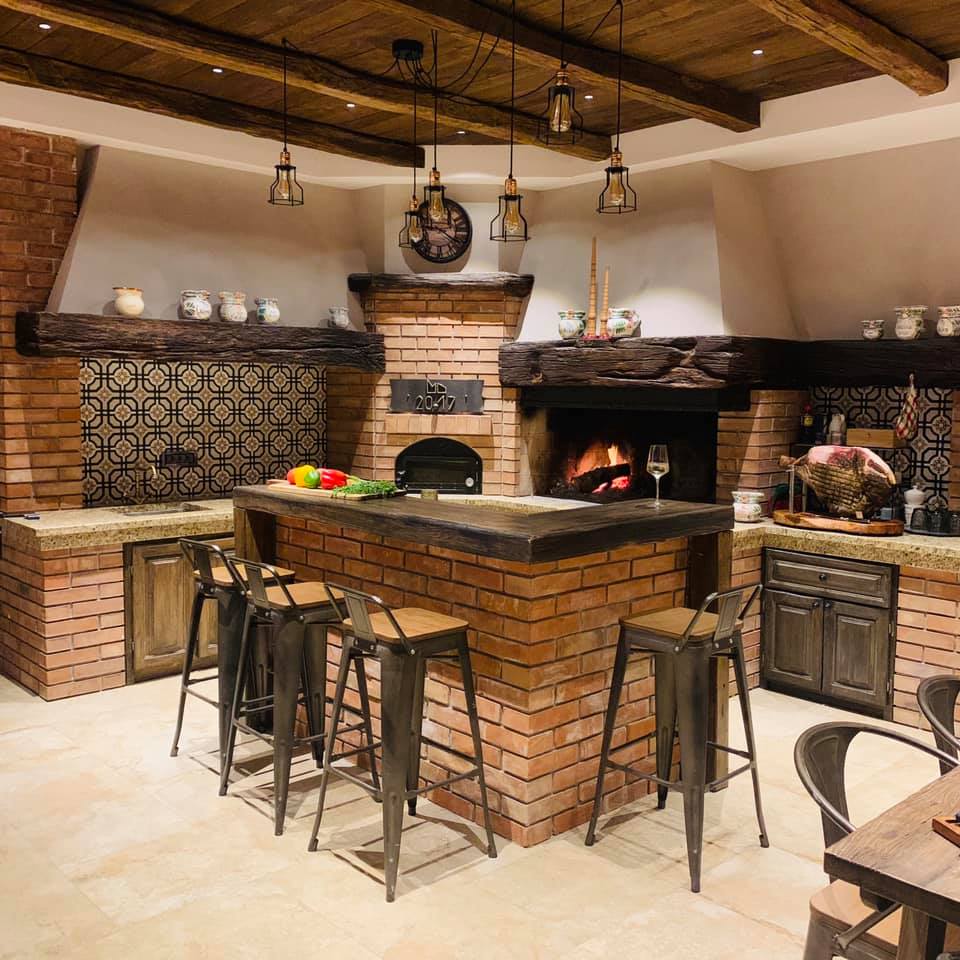 Željko De Carina丨快餐店丨open fireplaces and pizza oven-1