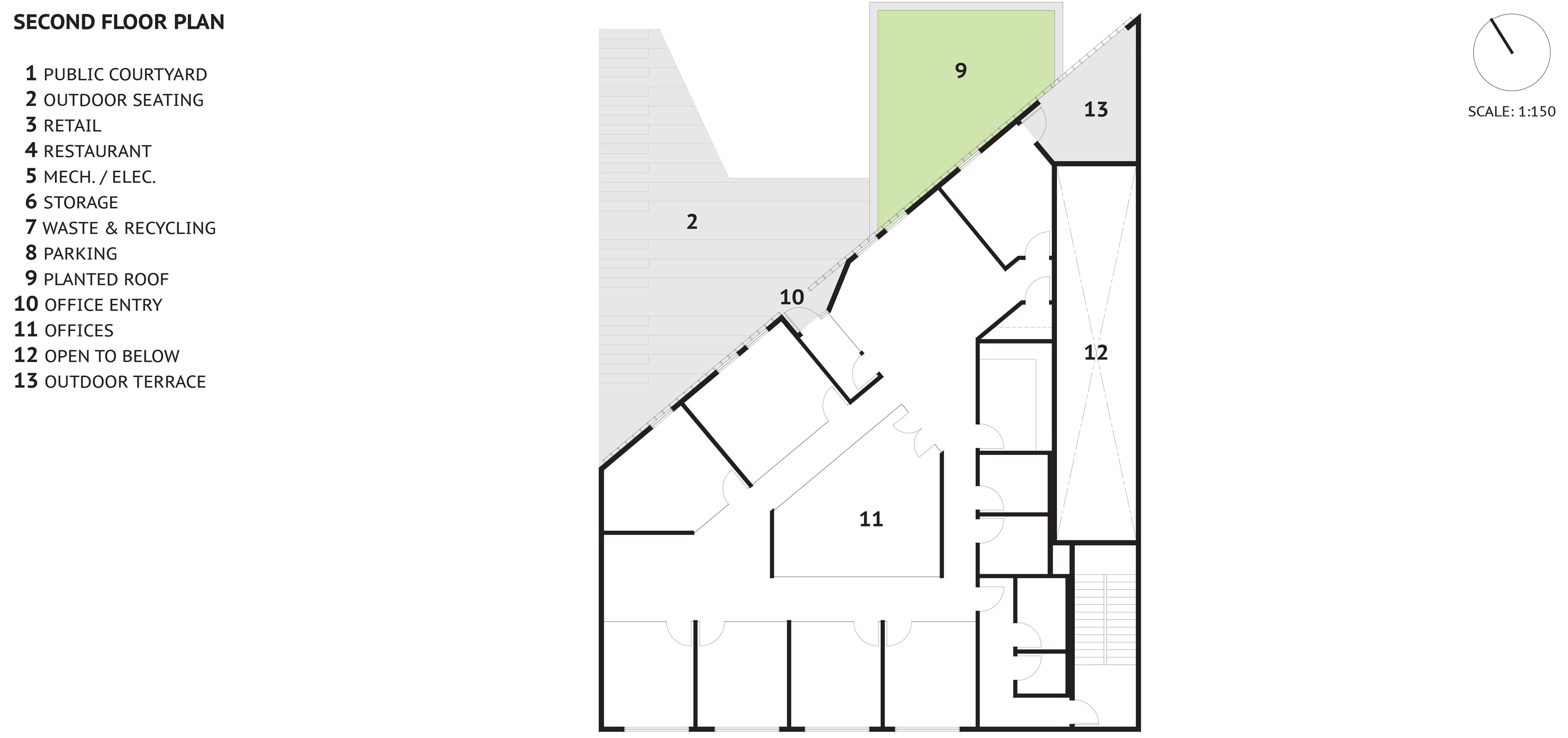 Calgary 市中心的混合用途建筑 | Hive-7