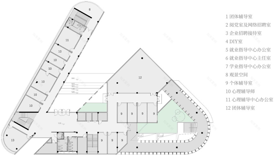 五邑大学学生服务中心丨中国江门丨华南理工大学建筑设计研究院有限公司-65