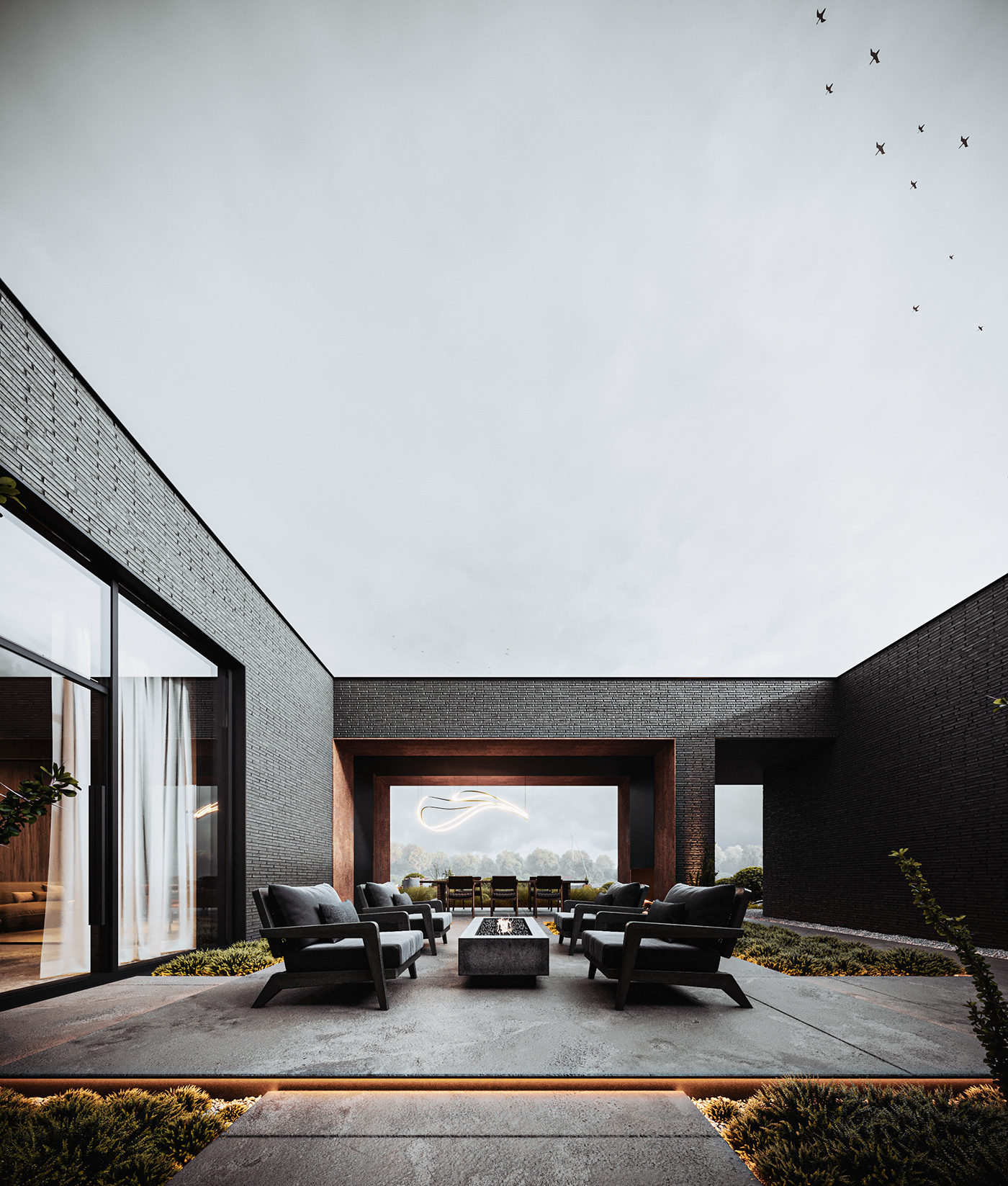 乌克兰基辅区 398 平米别墅设计-4