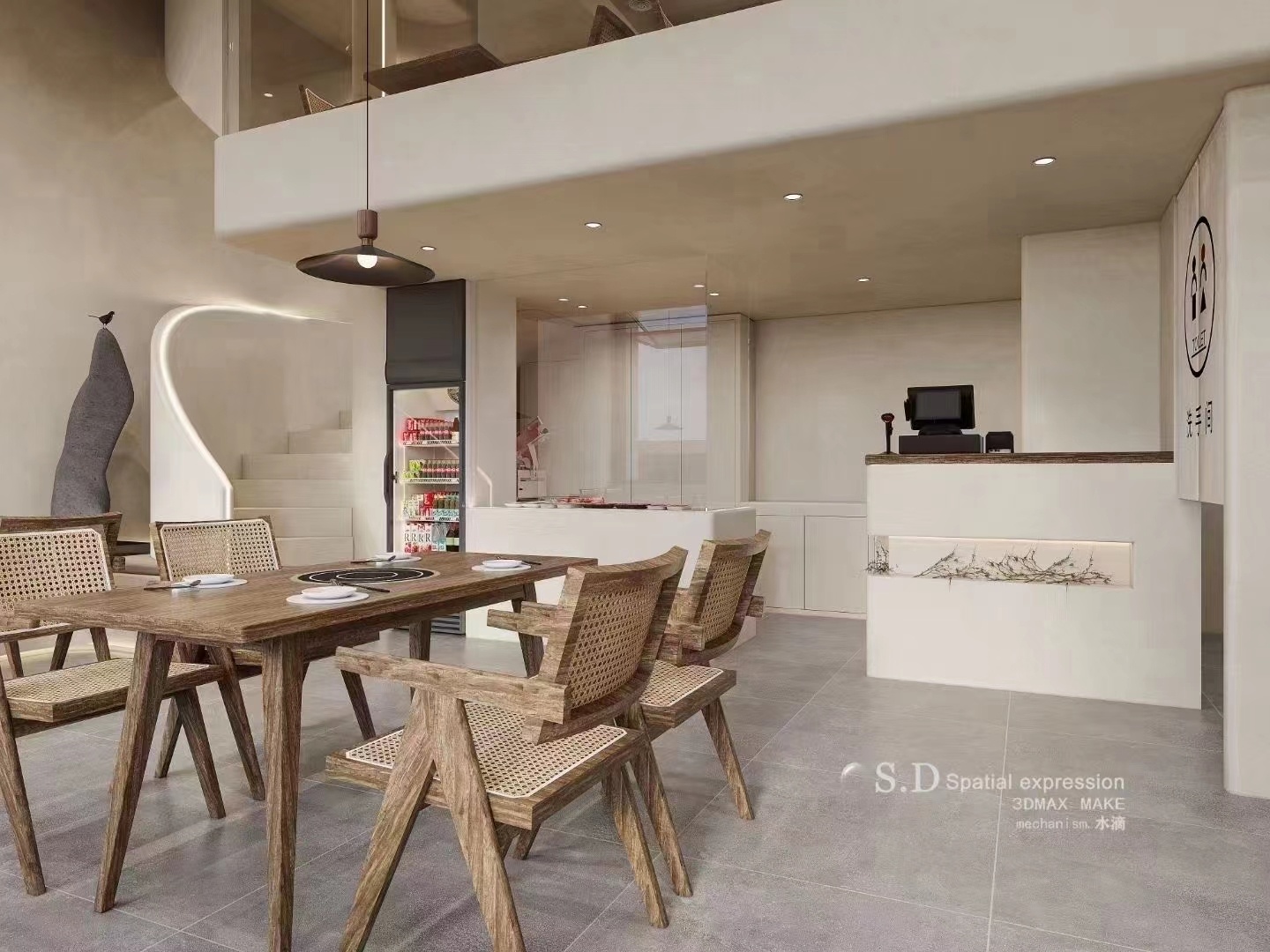 沈阳水滴餐厅 | 独特设计诠释现代美感-3