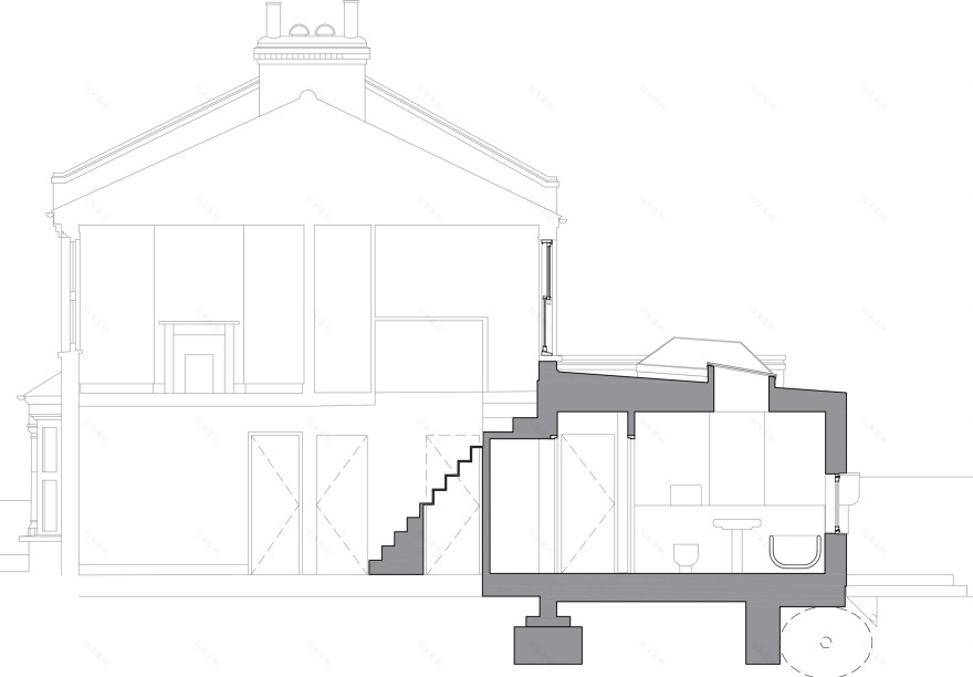 Janus House | 创意十足的圆形与方形窗户设计-34