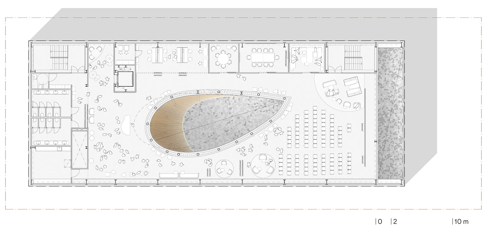 2020迪拜世博会芬兰馆/覆盖在沙漠上的白色积雪-78