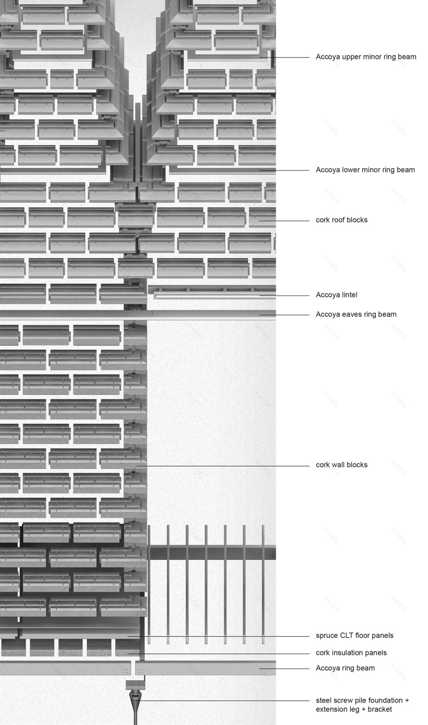 泰晤士河畔的软木住宅丨MPH建筑事务所等-82