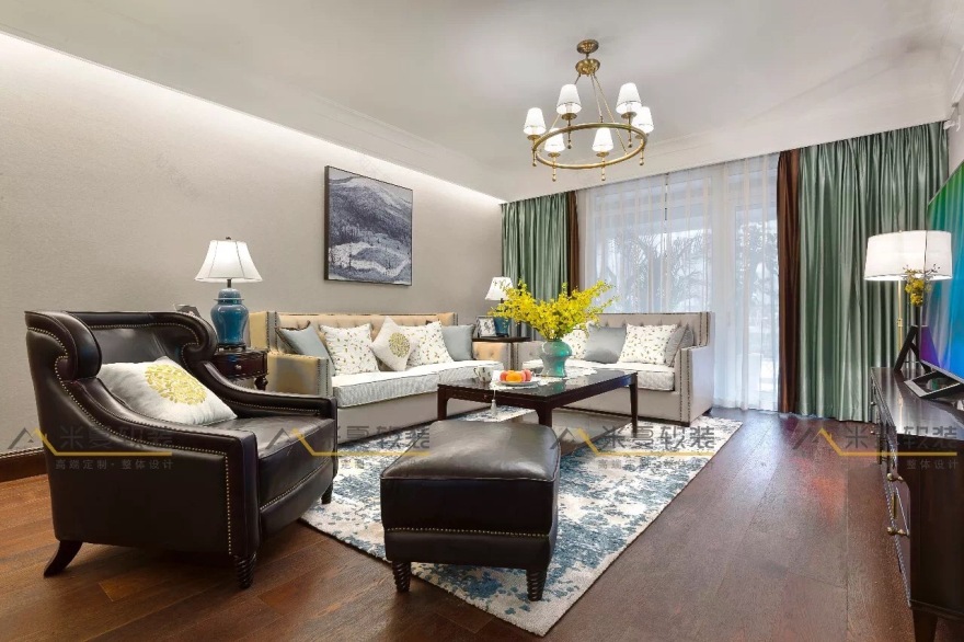 米夏软装打造优雅美式家居,温暖一家人的异国生活-120