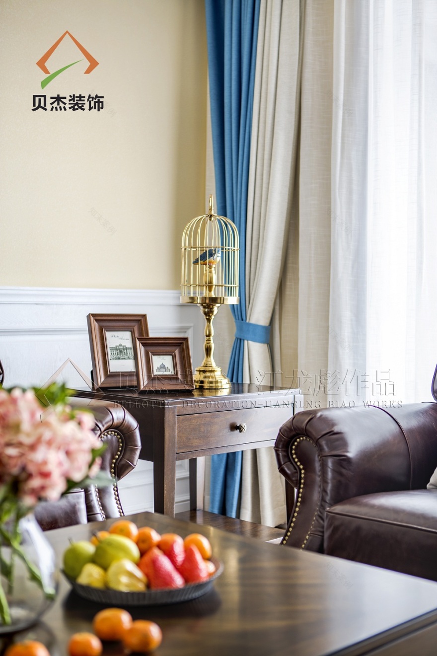 蓝山 110M2 美式风格家居设计-23