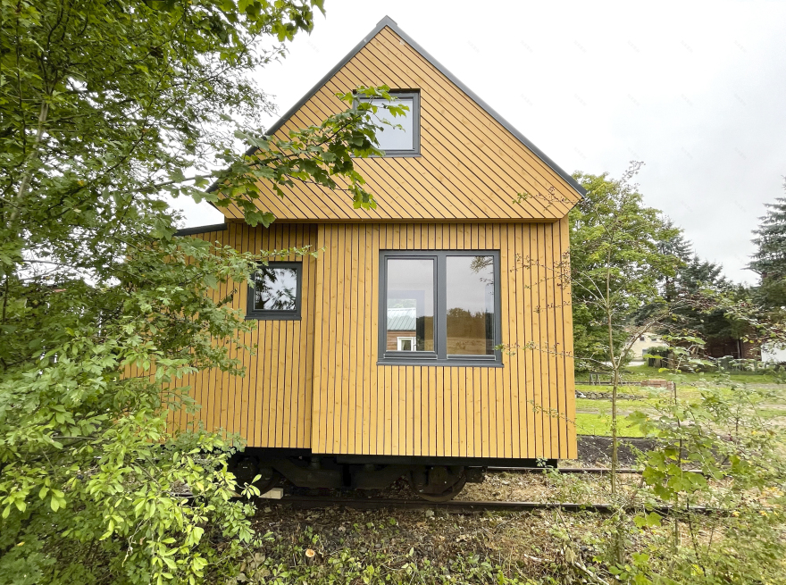 德国火车站的折叠生态小屋丨Brette Haus-8