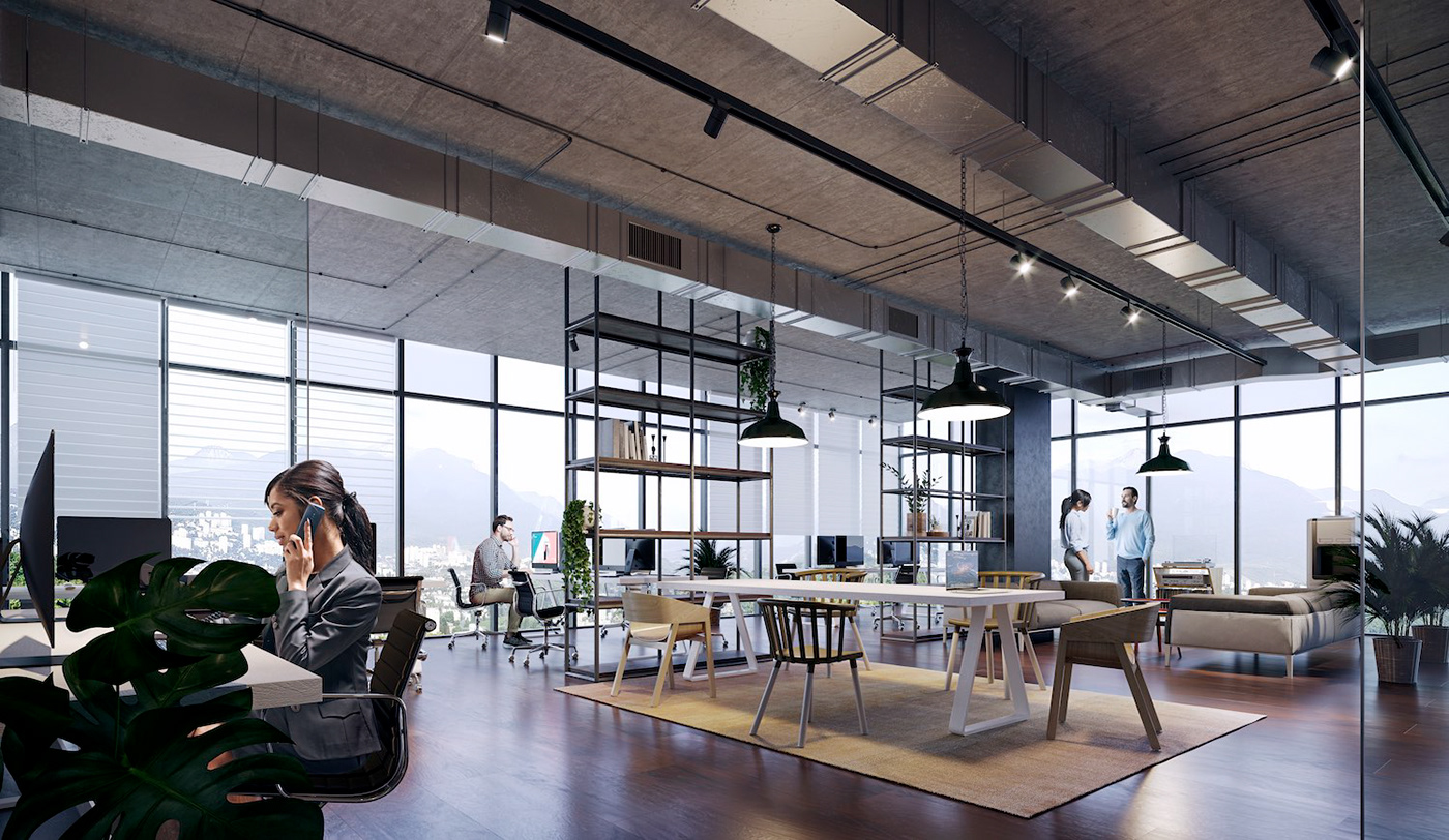 G Hub Residence // 3D Architectural Animation丨办公建筑丨Summyt Office // 3D Visualization-7