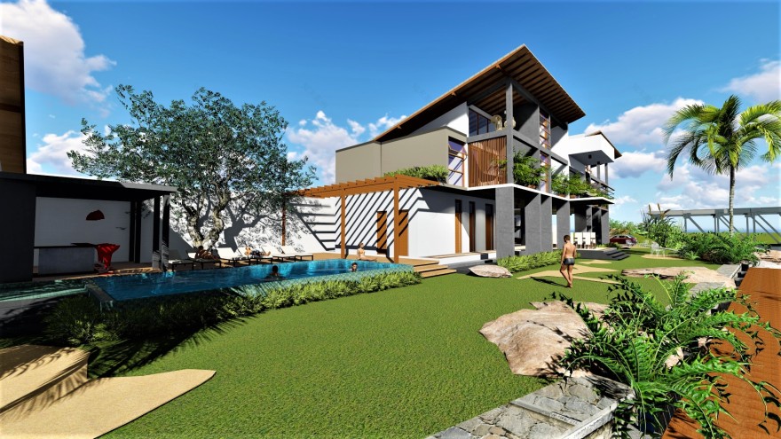 斯里兰卡 Balapitiya 河畔别墅设计-4