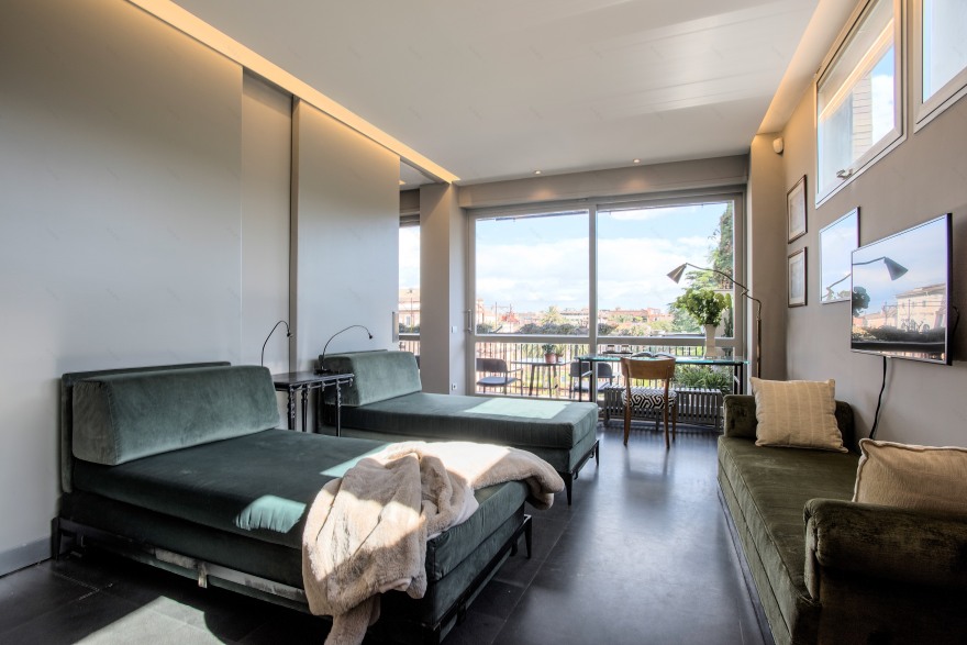 鸟语绿意中的宁静空间——罗马 Gianicolo 与 Trastevere 间 Oasi 公寓设计-21