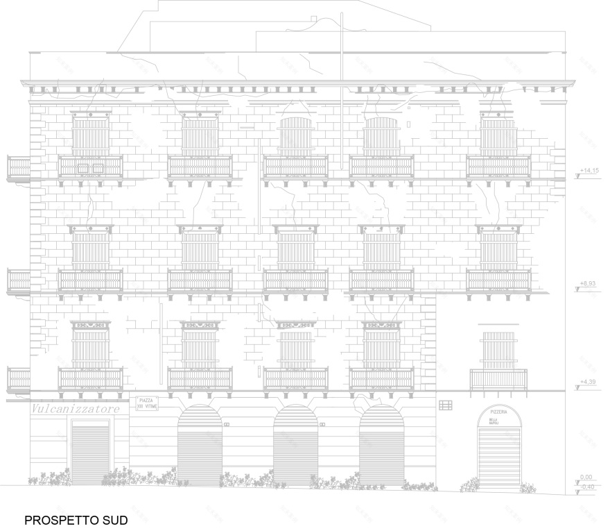 历史与现代交融的“第十三受害者广场”建筑改造-48