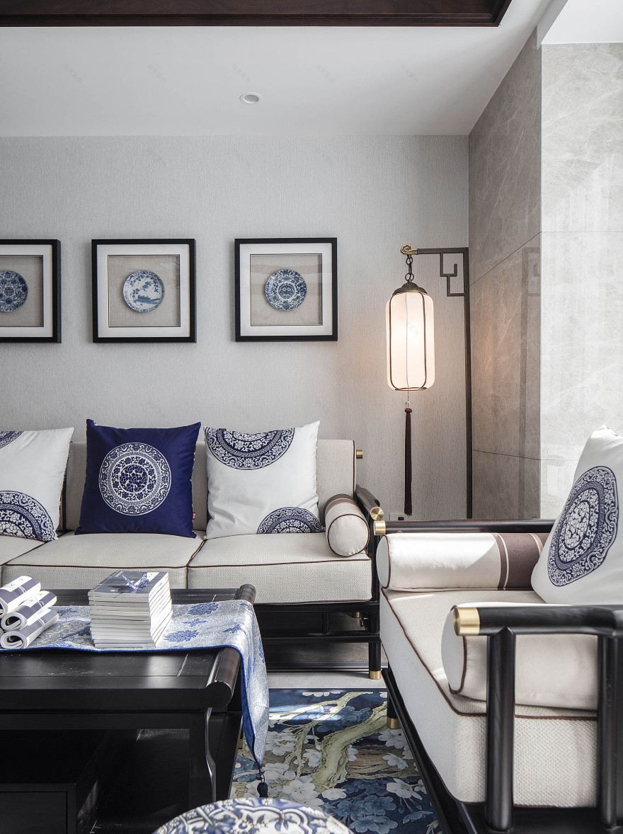 高科锦园的青花瓷风格设计-10