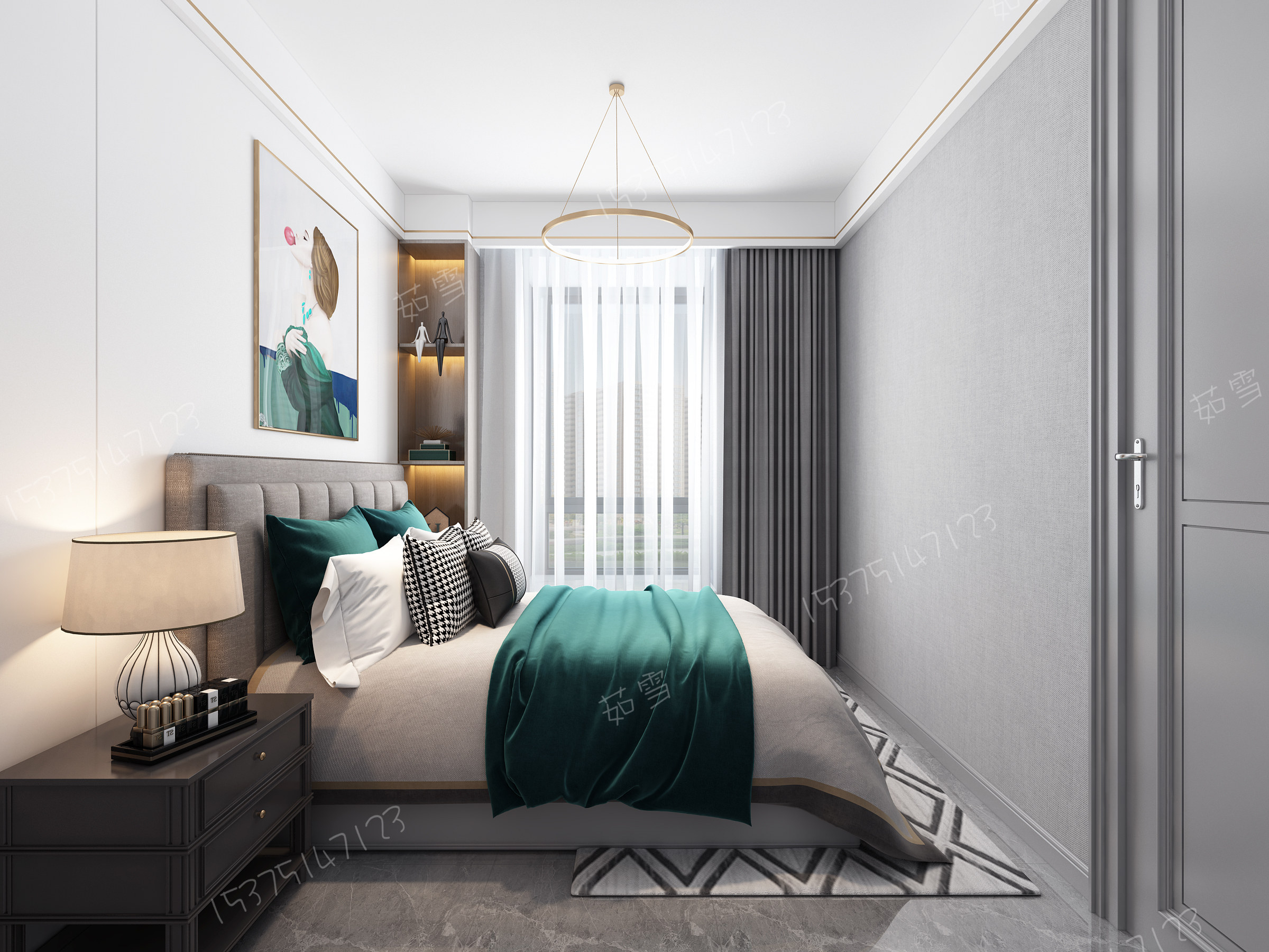 轻奢全房效果-6