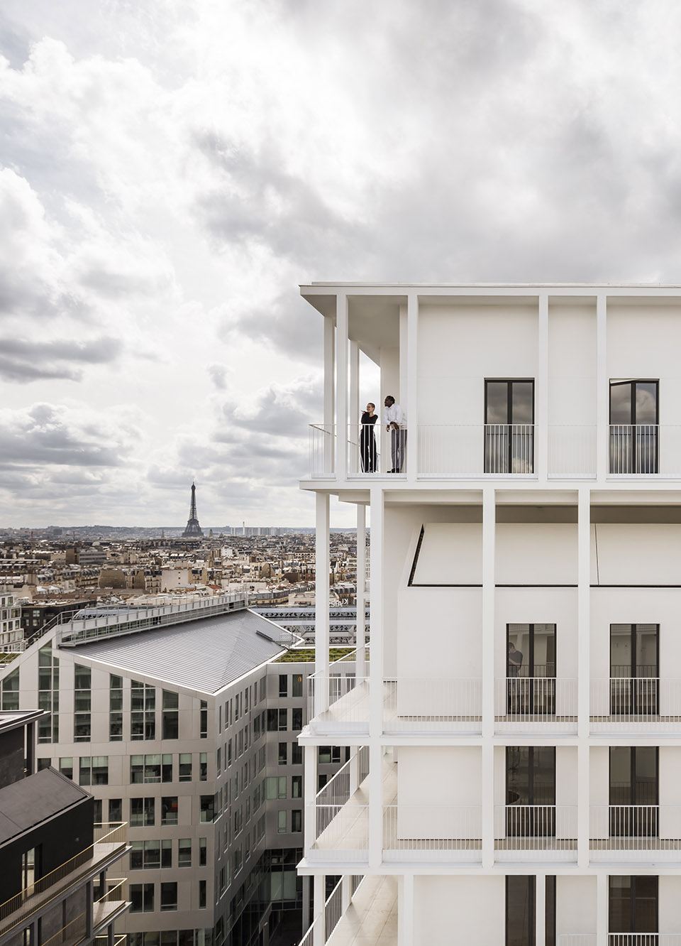 BAT高层公寓，巴黎/宛若一座轻盈而通透的“城市”-45