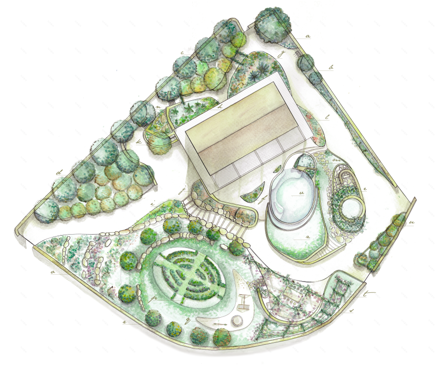 融合星空与自然的诗意庭院-4