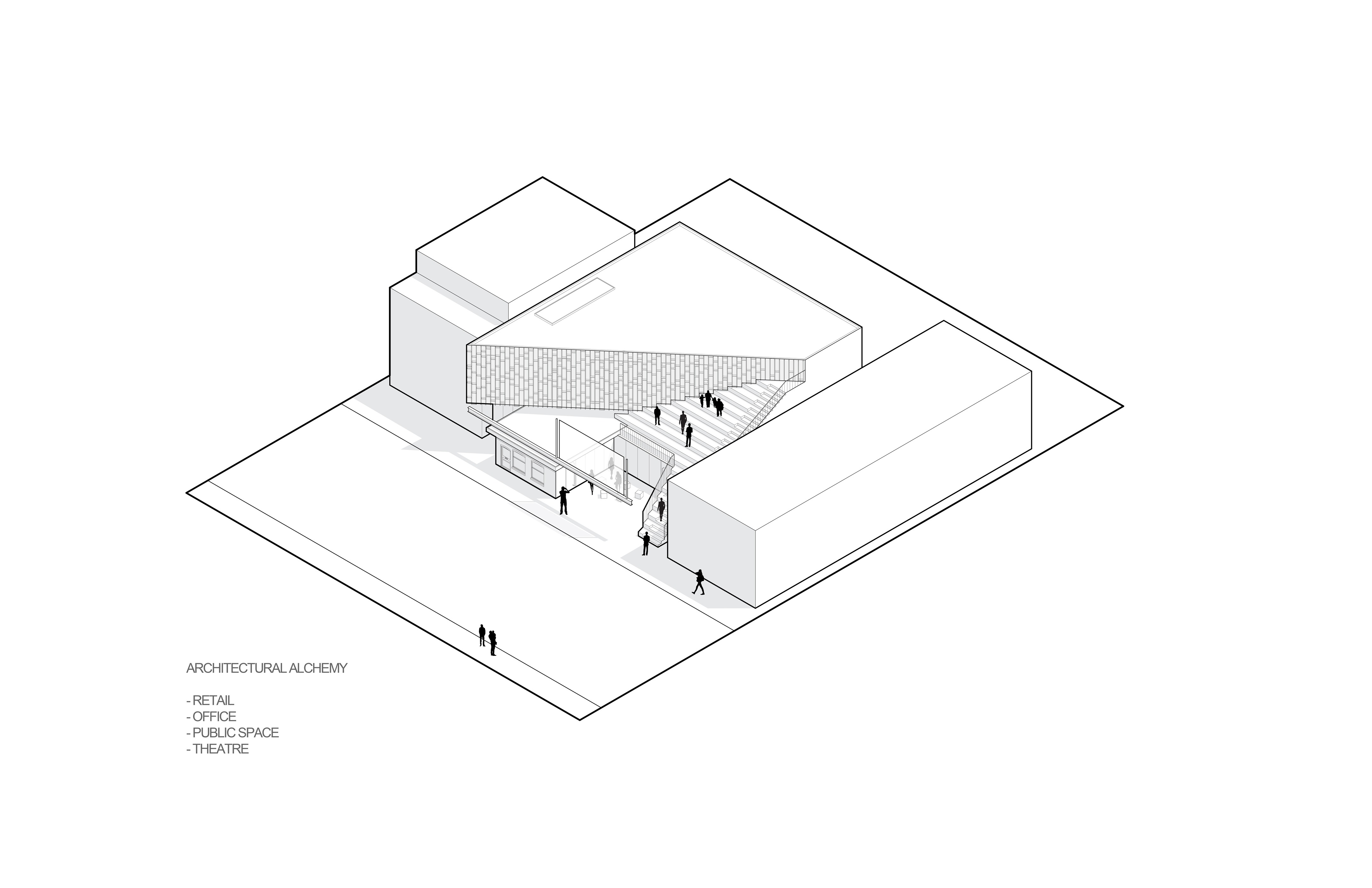 Calgary 市中心的混合用途建筑 | Hive-5