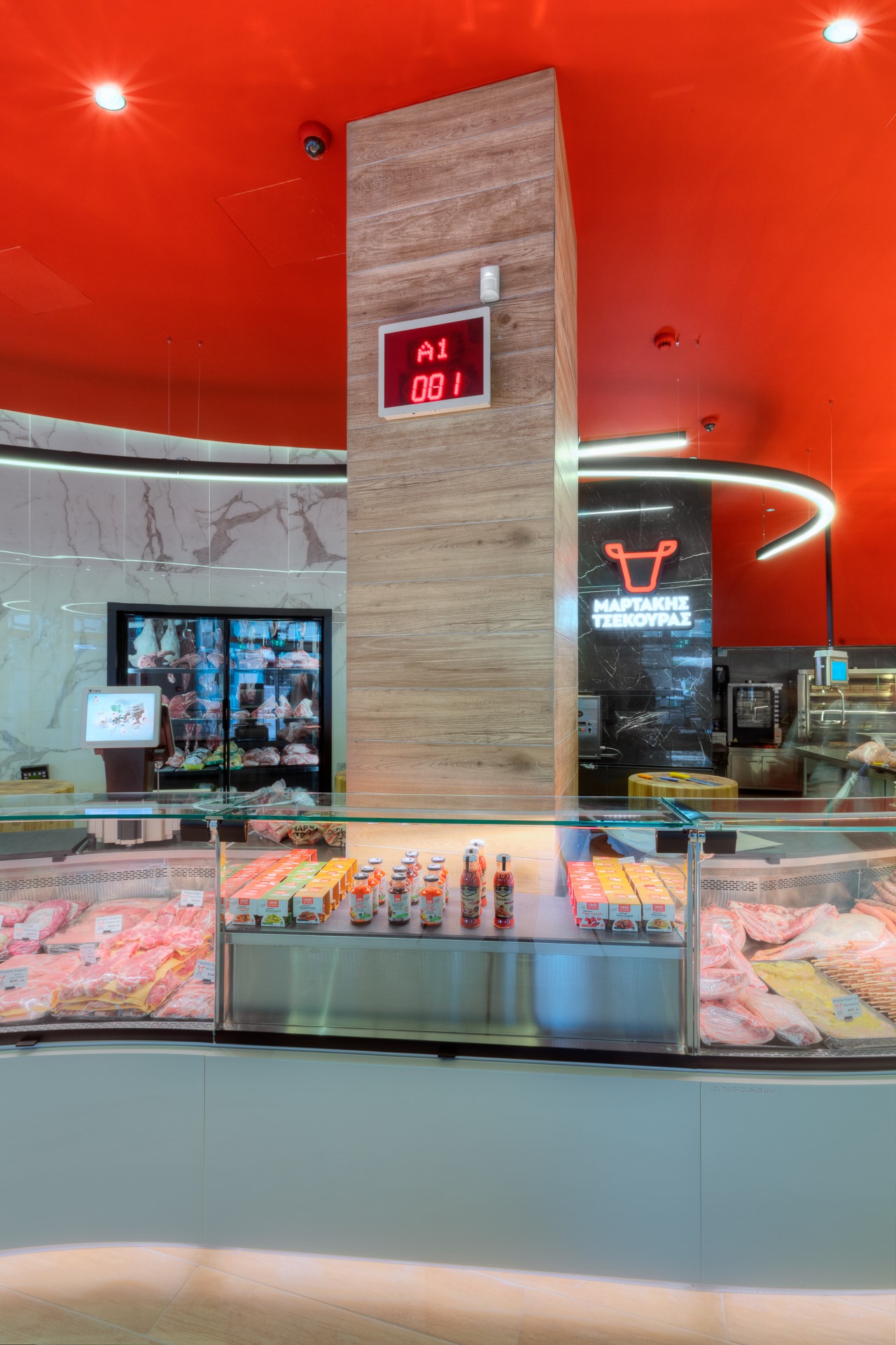 希腊肉市 | 功能布局与视觉动线的完美结合-53