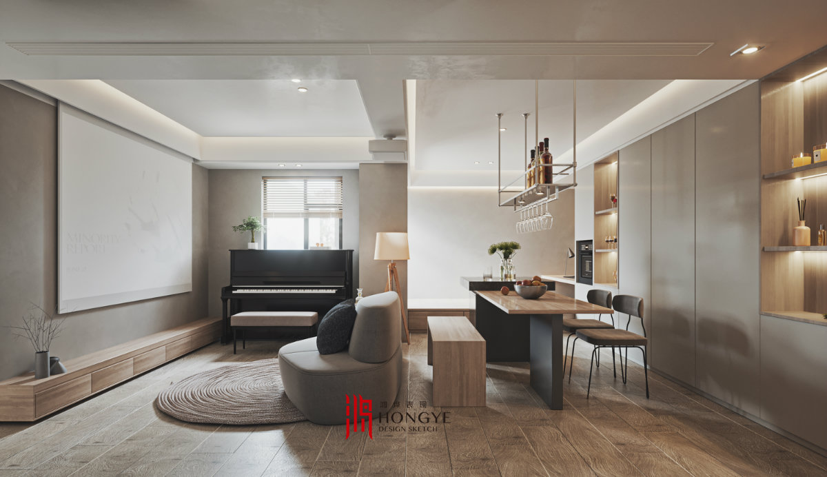 现代 木质打造生活气息-7