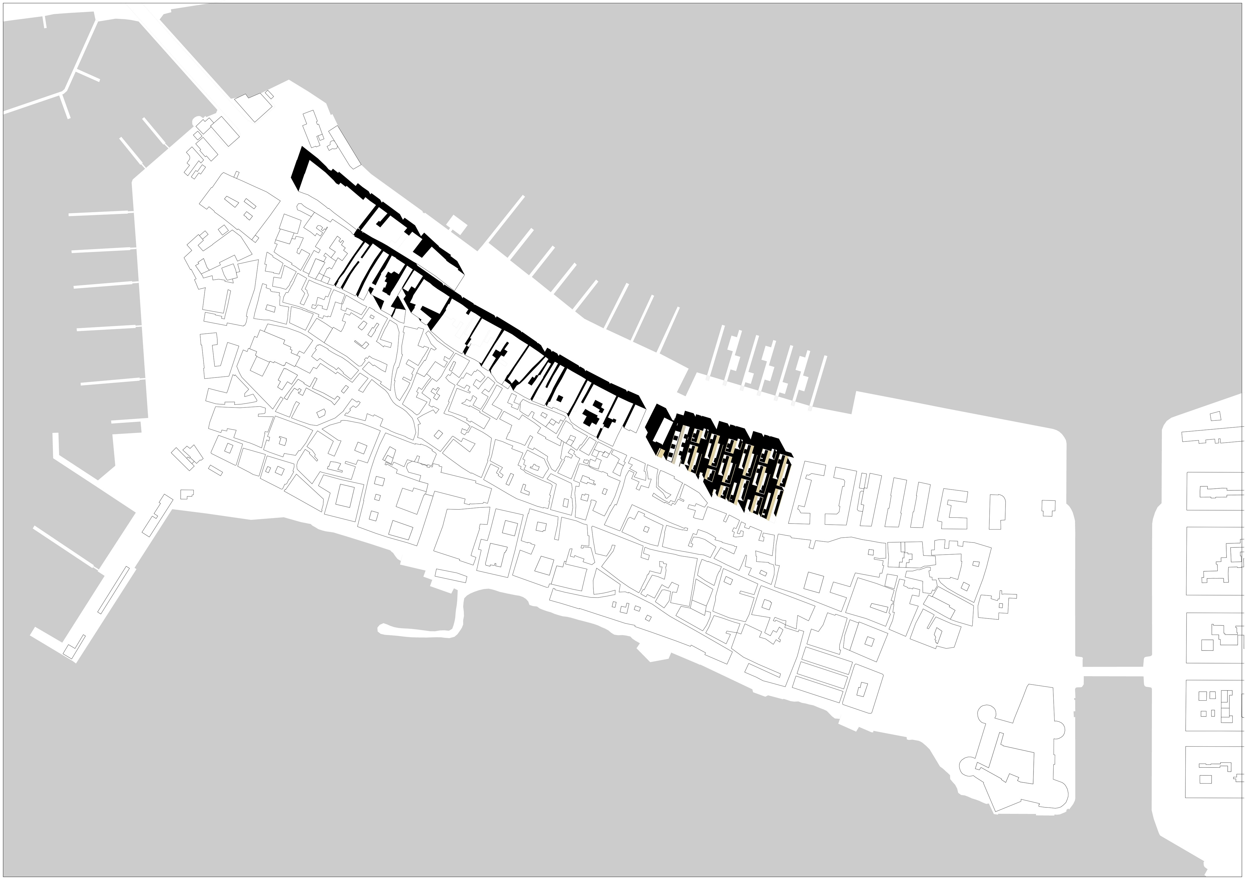 Progetto di ricostruzione di isolati urbani per il fronte sul Mar Piccolo a Taranto-1