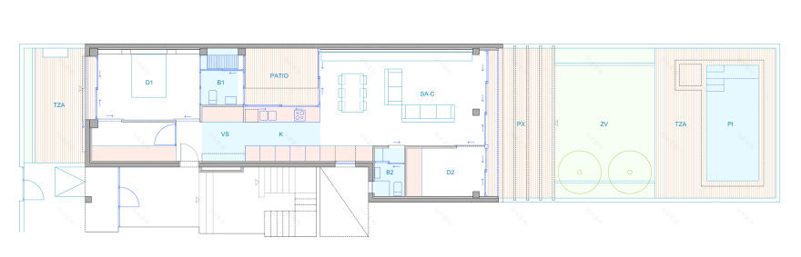 REFUGE STUDIO 平层住宅设计 | Es Rafal 泳池寓所-15
