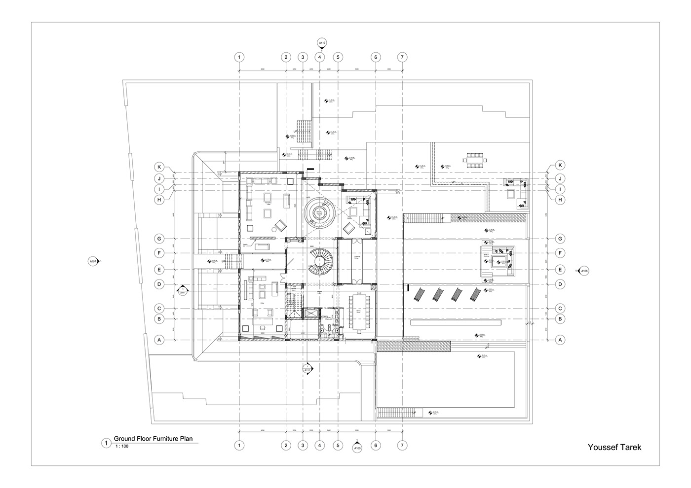 Youssef Tarek丨别墅建筑丨Villa Working Dawings-5