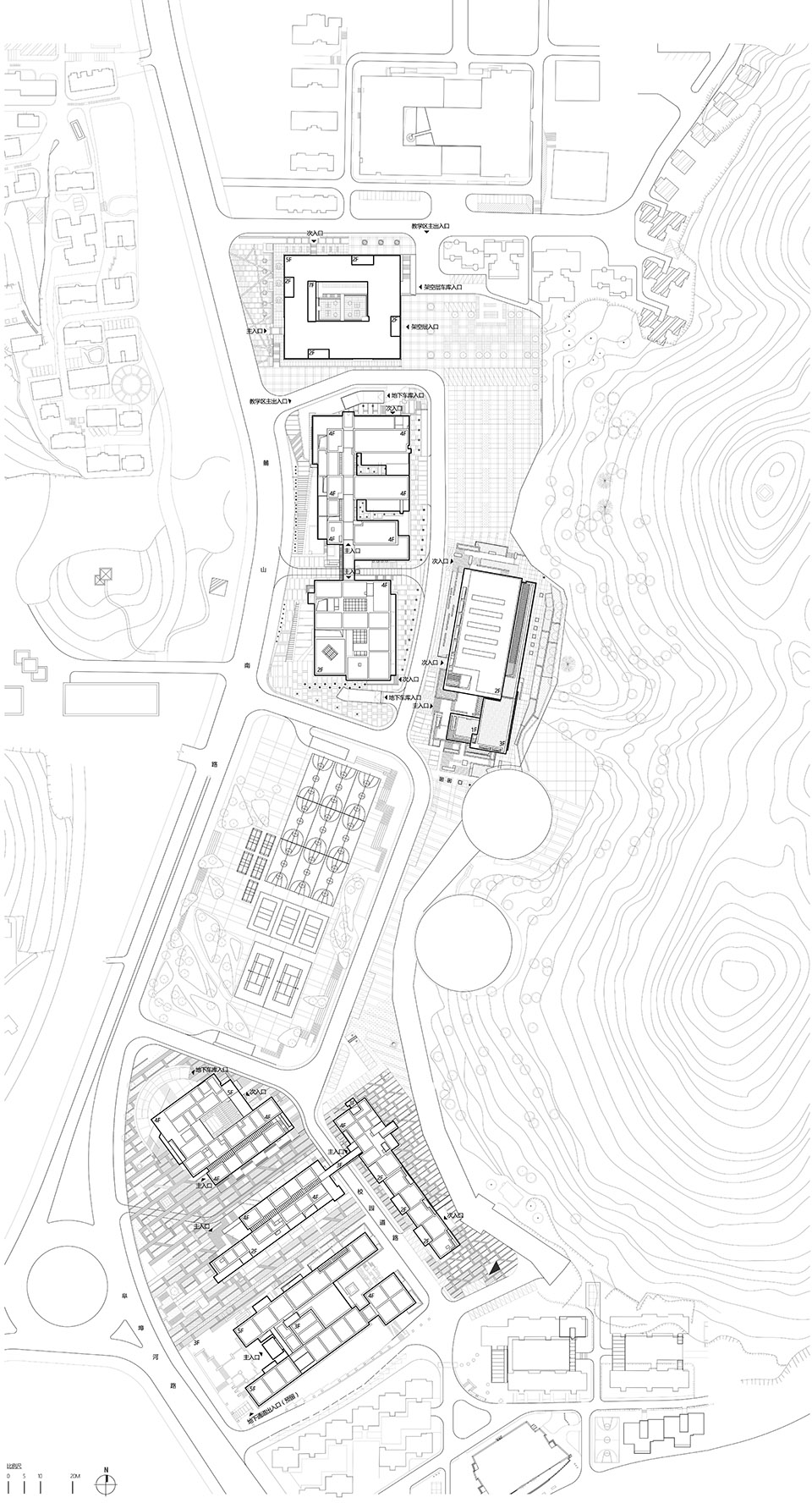 湖南大学天马新校区 | 融入自然的现代学术空间-71