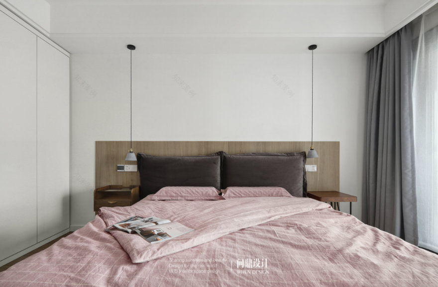 临江景苑 149㎡北欧风告白设计,自然温馨,功能与美感兼具-28