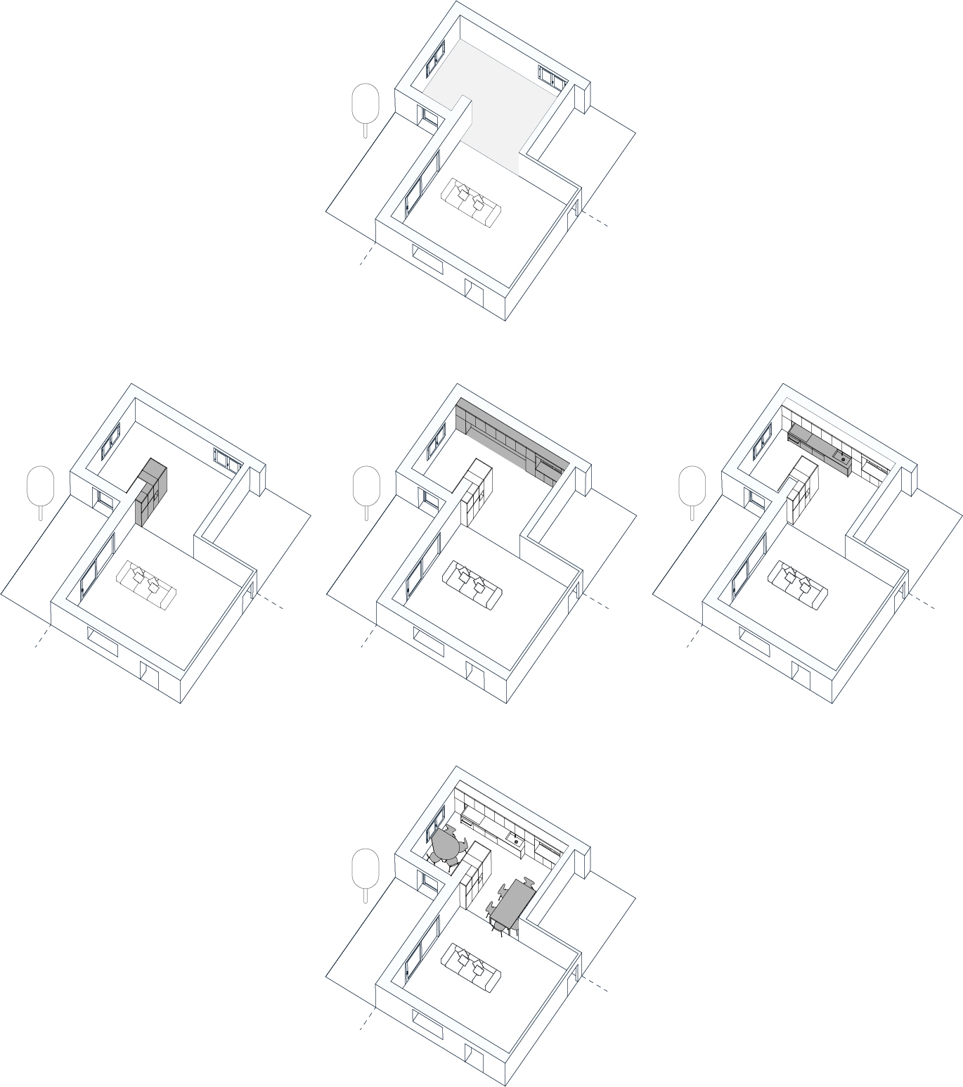 GFR House | 家庭餐厅与厨房的共享空间设计-9