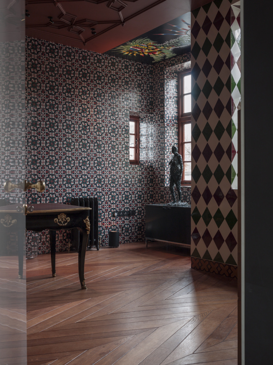 伦敦北部别墅 | 东西方文化交融的现代空间-33