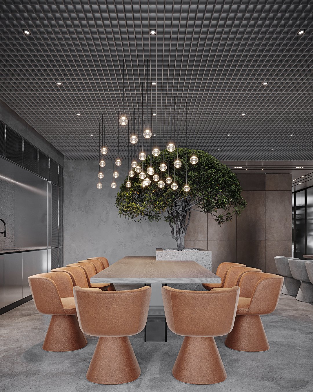 极简自然风办公室设计-14