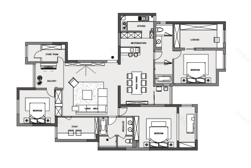 简约不简单的舒适住宅-3